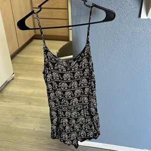 Elephant Print Romper
